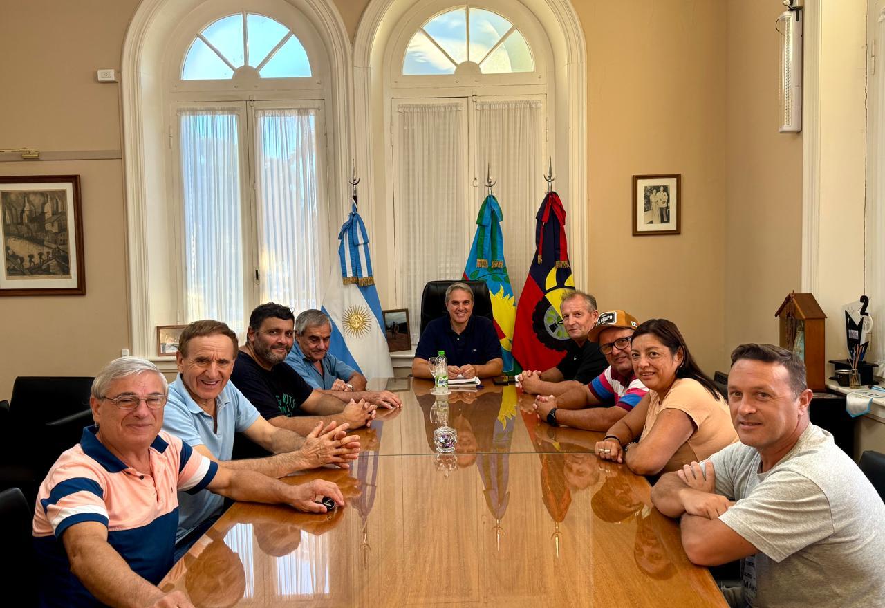 Golía se reunió con integrantes del Club San Martín
