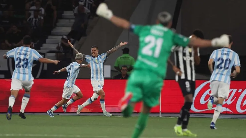 Racing Borró a Botafogo y es campeón de la Recopa Sudamericana