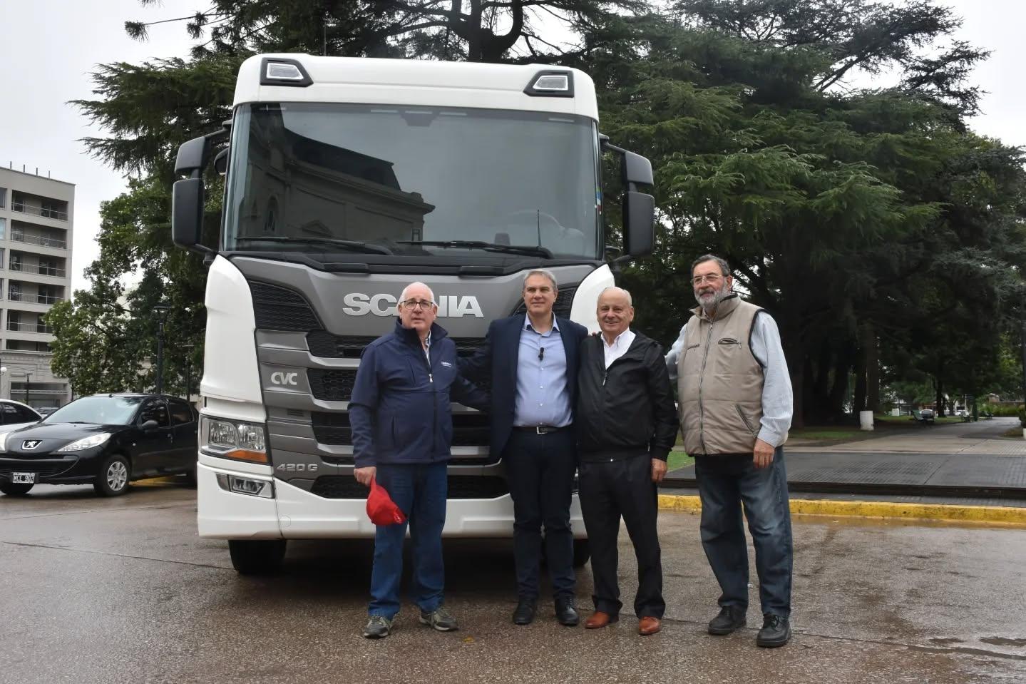 Llega el primer camión inteligente a Chacabuco