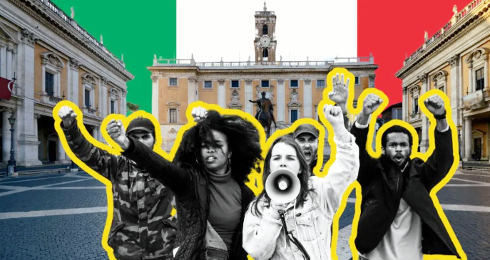Descendientes de italianos se manifiestan en Roma contra el Decreto Tajani