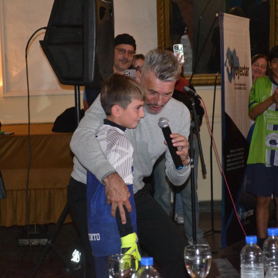 Sergio Goycochea, estuvo en Chacabuco 