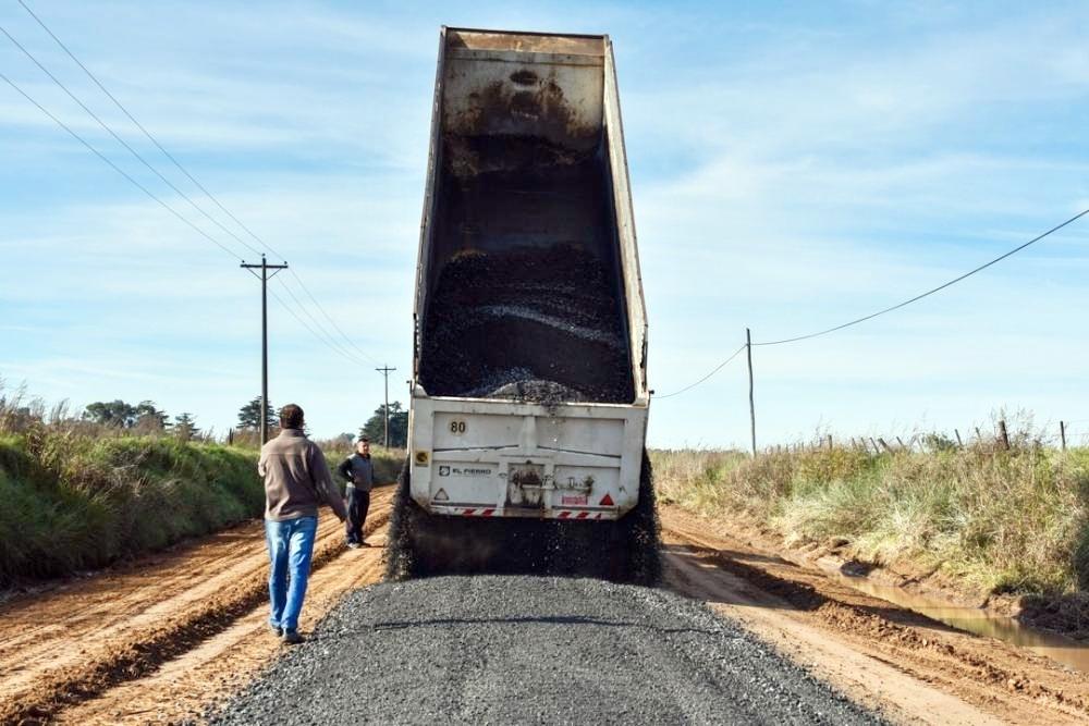 Comenzó la obra de consolidación en el acceso a Irala