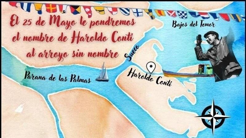 Buscan que un arroyo del Delta lleve el nombre de Haroldo Conti