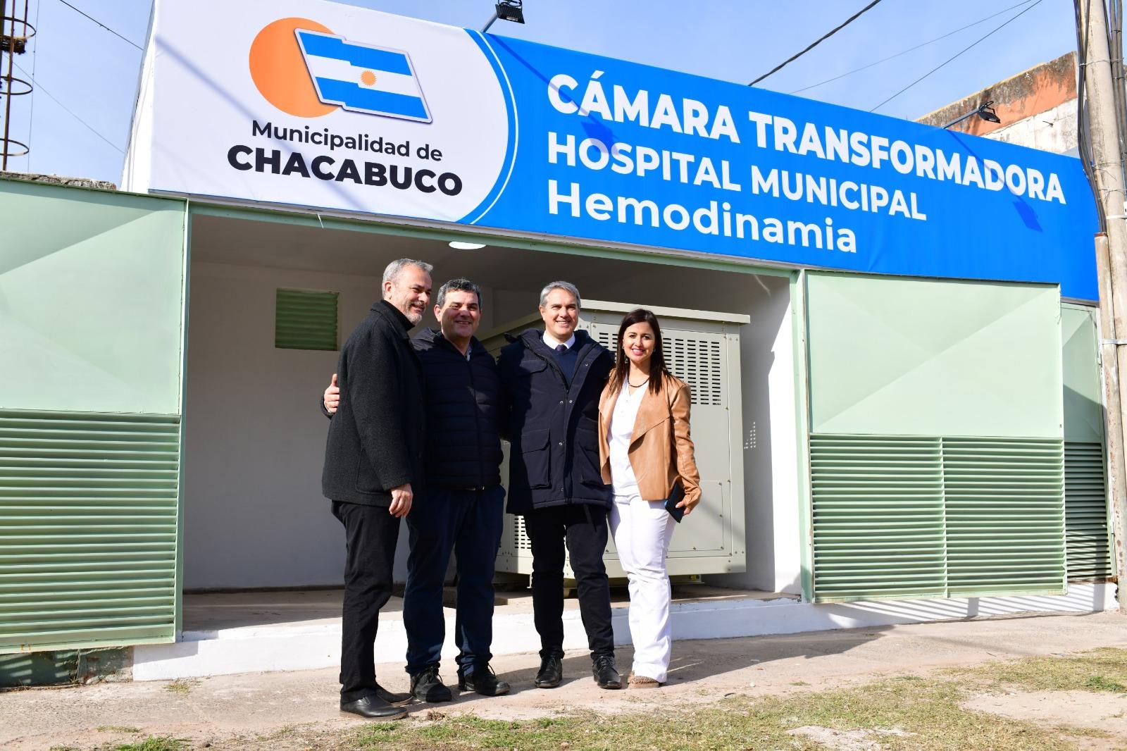 Inauguran una obra estratégica para el Hospital 