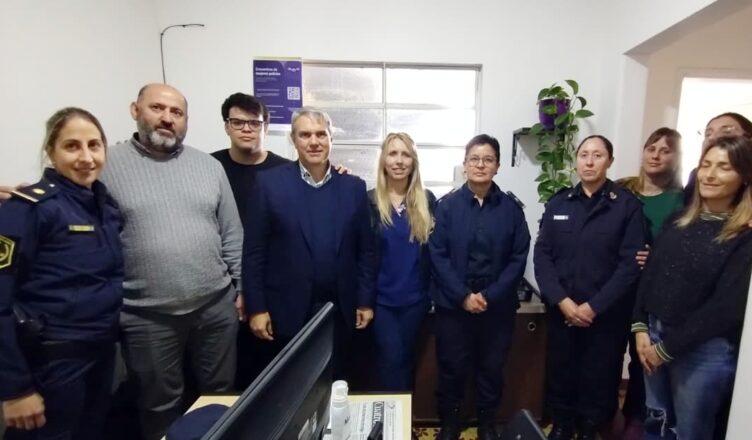 Golía recorrió las nuevas instalaciones de la Comisaría de la Mujer