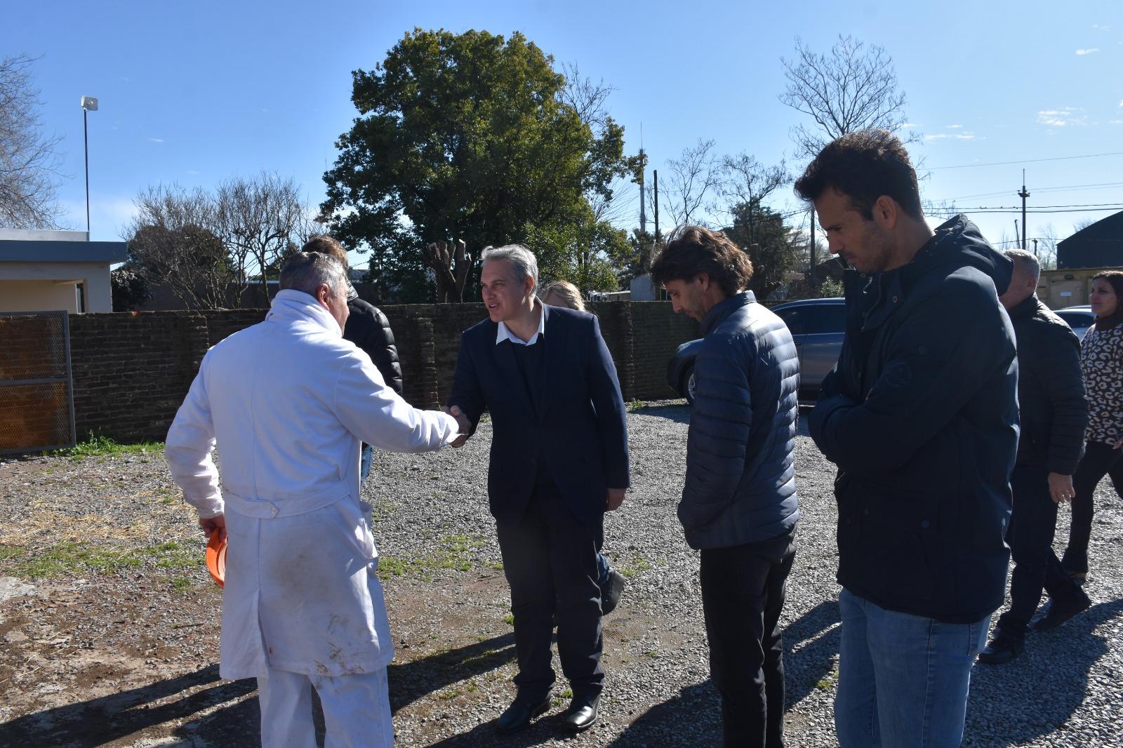Darío Golia realizó visitas e inauguraciones