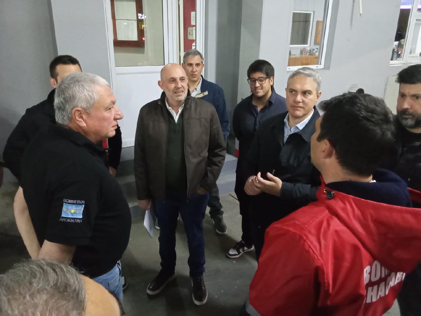 Alexis Guerrera hizo un importante aporte a los Bomberos Voluntarios