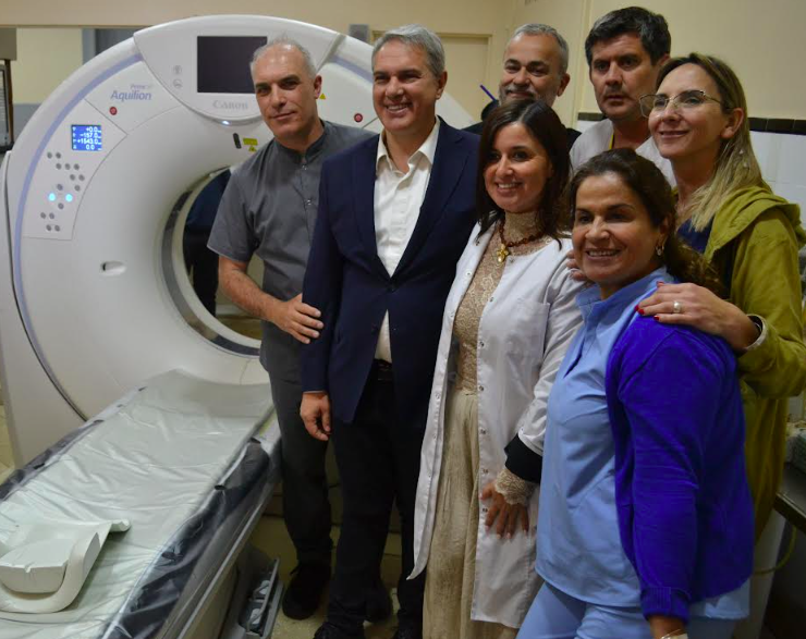 Comenzó a funcionar el tomógrafo de última generación en el Hospital 