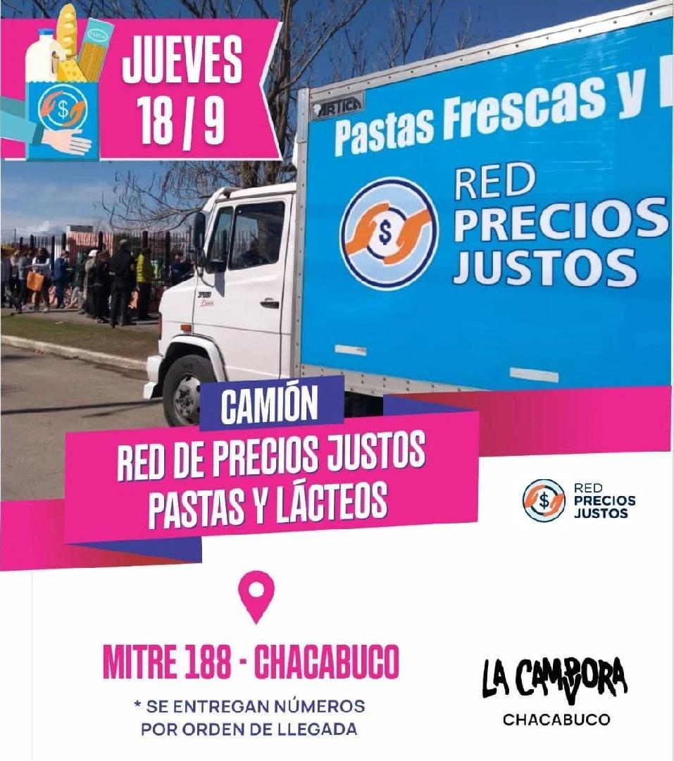 Vuelve el camión de Precios Justos con lácteos y pastas a bajo costo