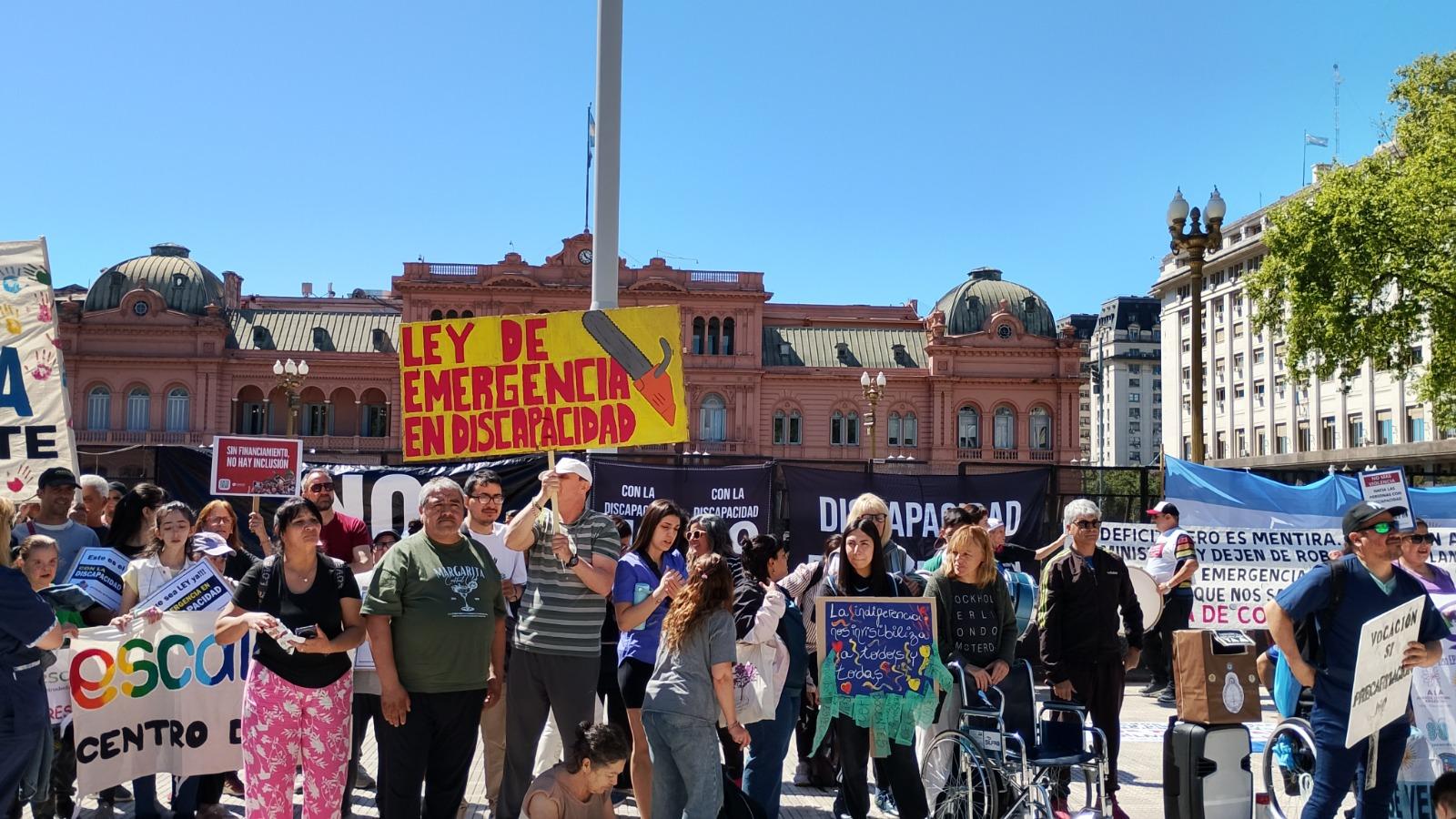 Marcharon por la Emergencia en Discapacidad