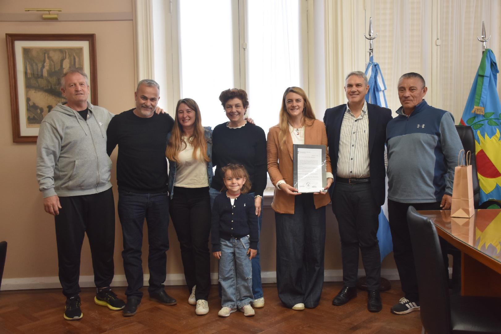 Golía reconoció a la golfista Victoria Villanueva por su Campeonato Argentino
