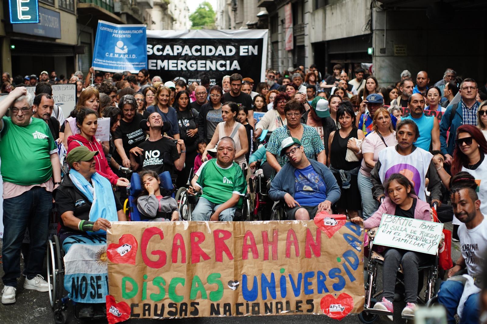 La discapacidad dijo basta