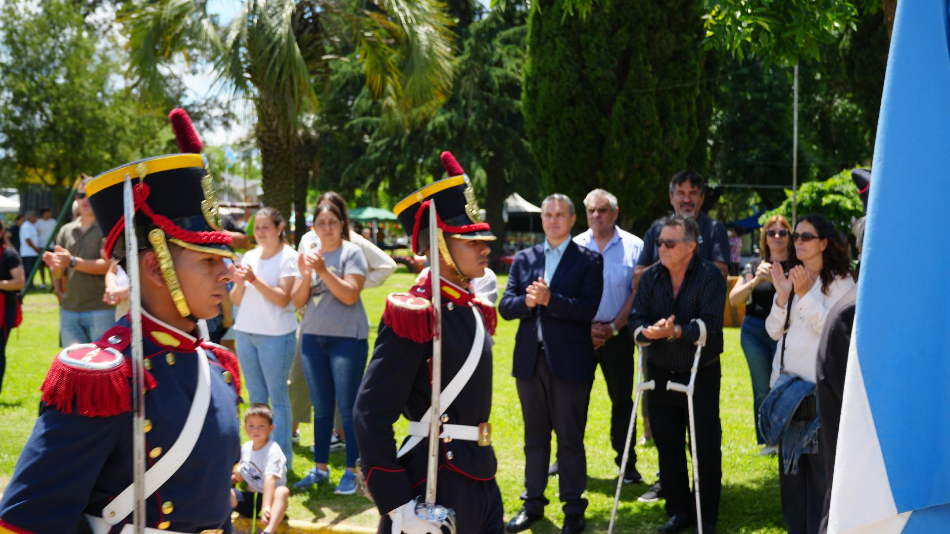 Homenaje al Granadero Juan Rabuffi en Castilla