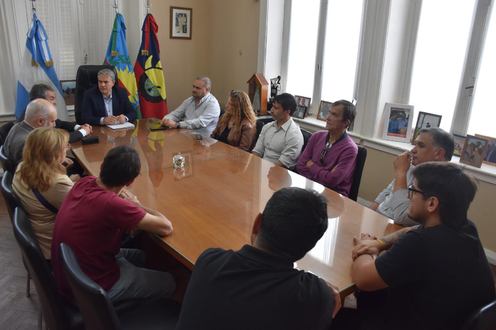 Golía recibió al Presidente del Colegio de Martilleros de Junín