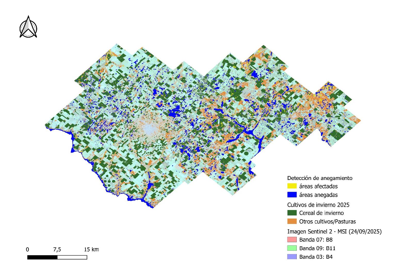 24 mil hectáreas bajo agua