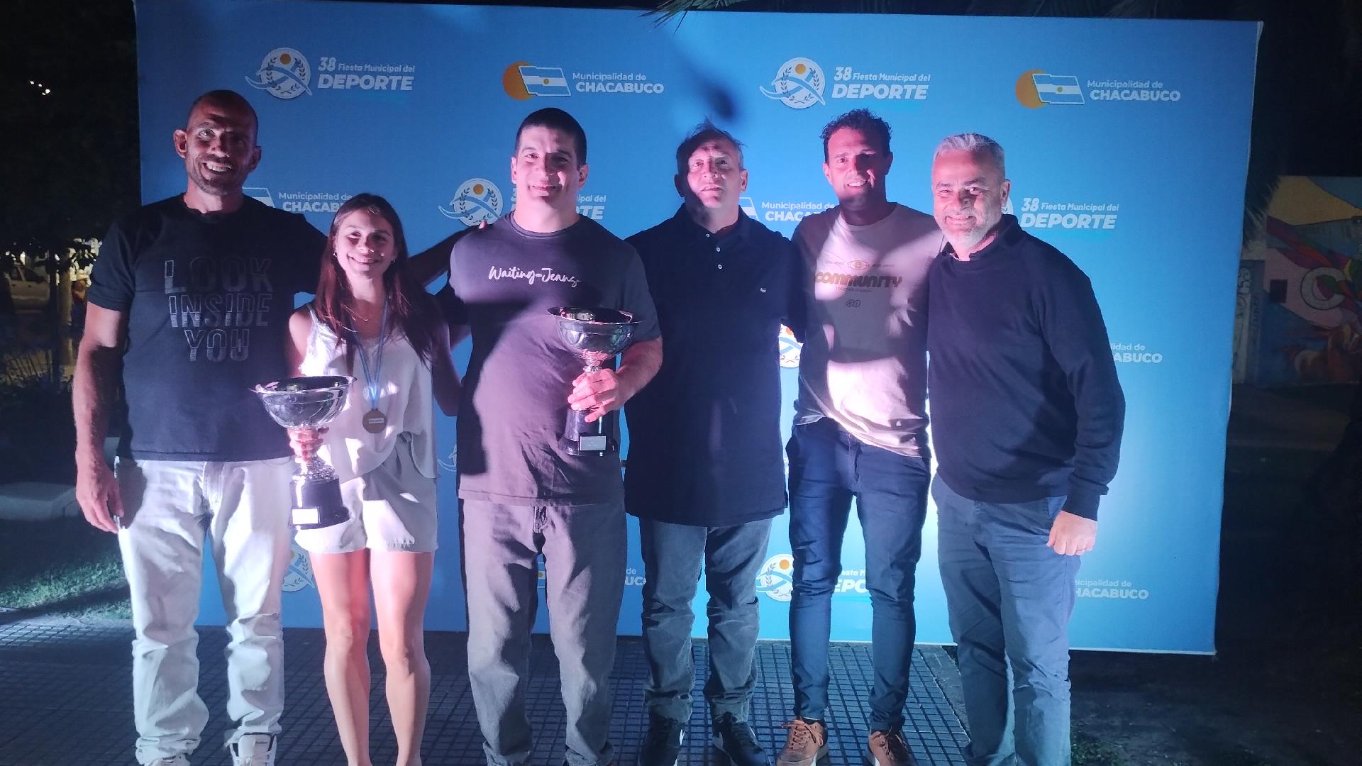 Sebastián Poltrone y Juanita Fernández, los deportistas del año