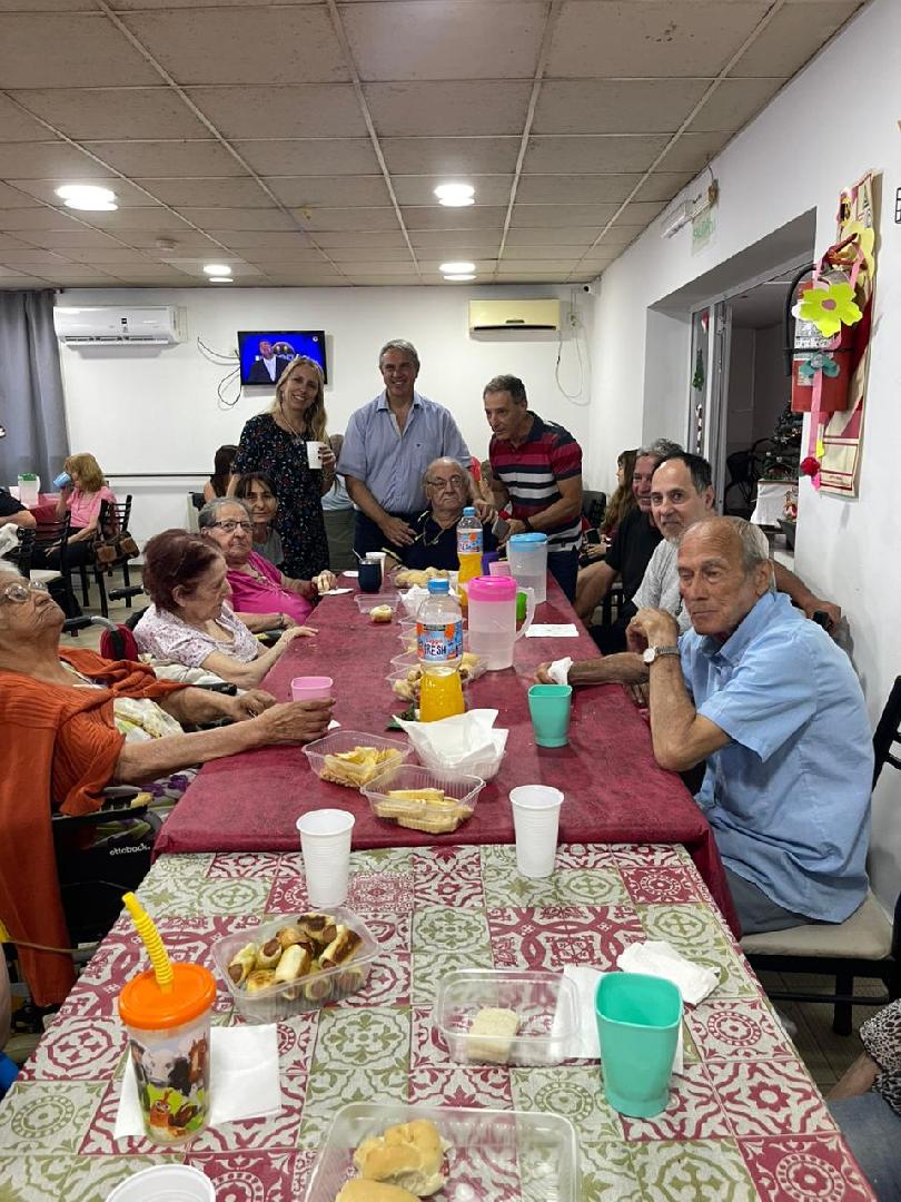 Despedida de año en el Geriátrico del Hospital Municipal