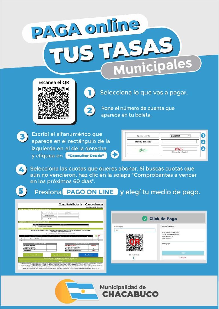 Pagá tus tasas municipales online: fácil y seguro