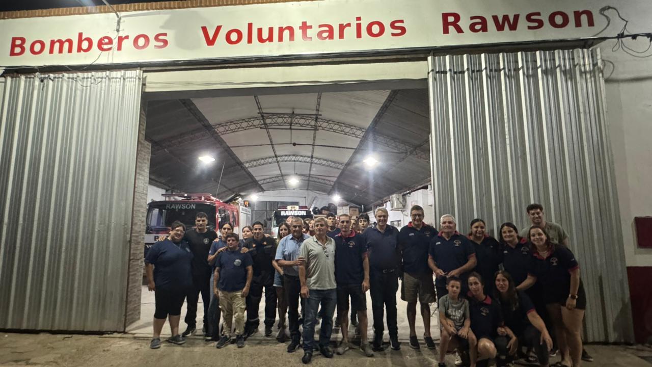 Darío Golía desarrolló una ampia agenda de trabajo en la localidad de Rawson