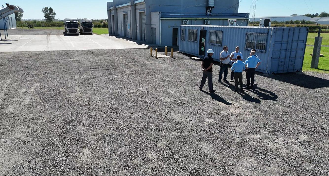 Golía recorrió la planta del Grupo Eduardo Beraza