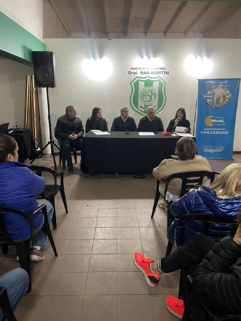 Se realizó la tercera reunión del Presupuesto Participativo
