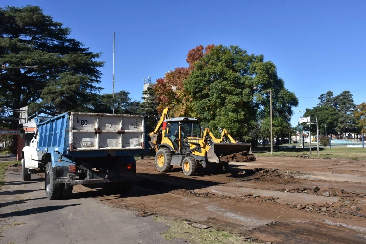 OBRAS PÚBLICAS : Comenzaron las obras de refacción integral del CEF Nº 20