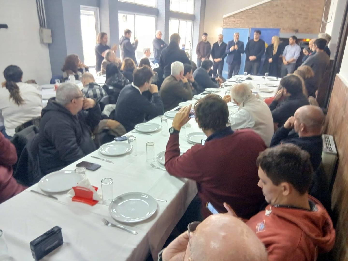 Darío Golía agasajó con un almuerzo a los periodistas