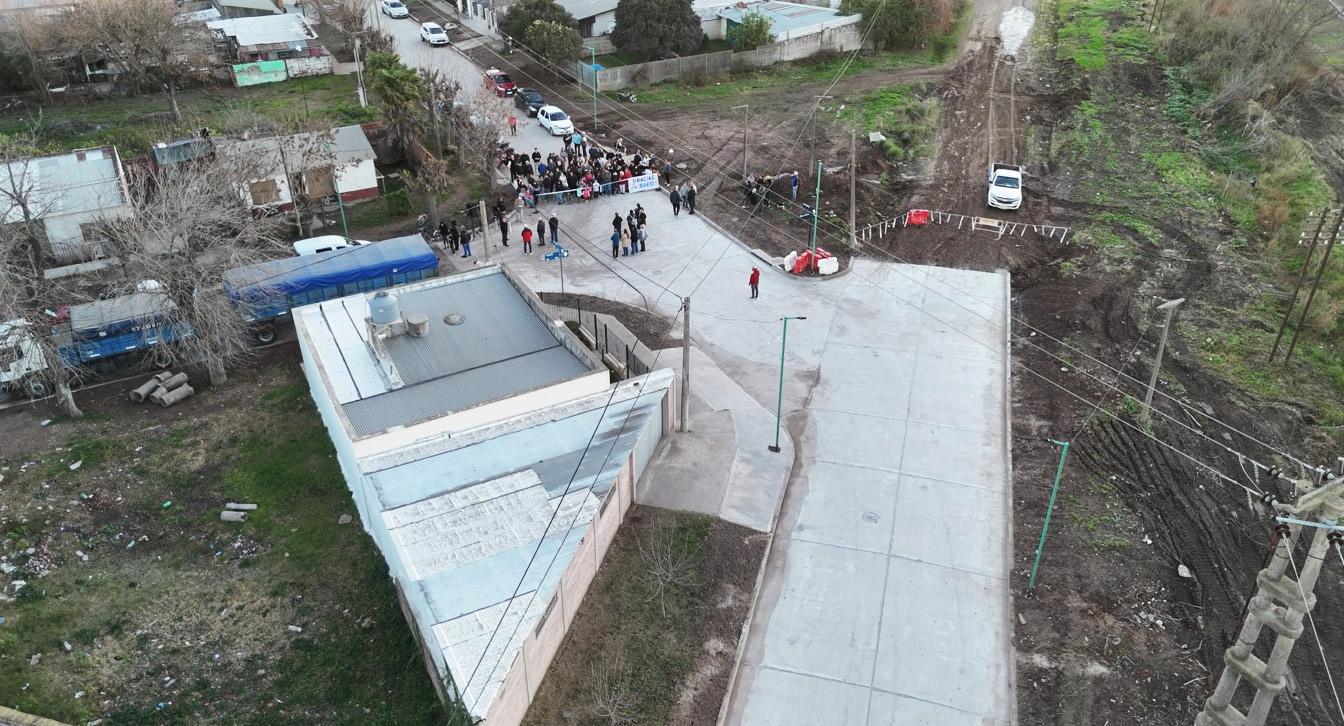 Quedó habilitado el aliviador vehicular sobre calle Dr. Fernández