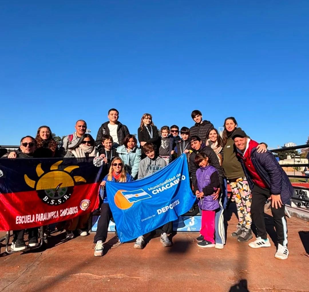 Destacada participación de atletas locales en el Nacional de Paratletismo