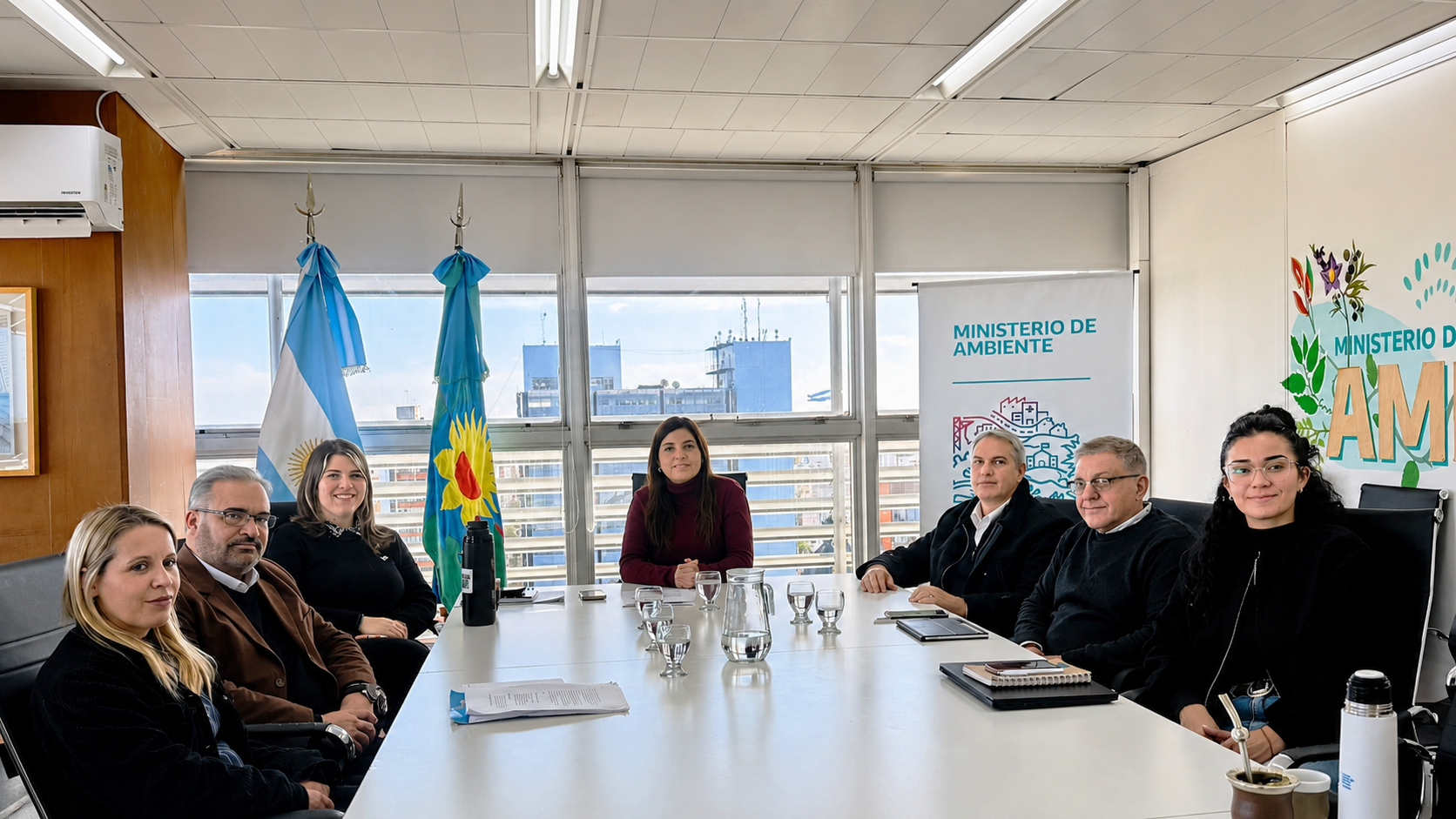 Gestiones en el Ministerio de Ambiente de la provincia