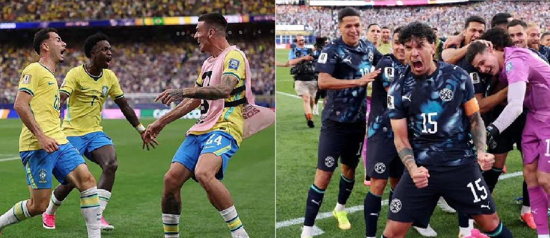 Brasil y Paraguay avanzan a octavos