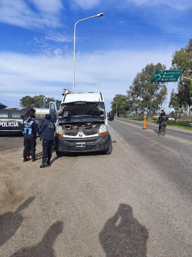 Realizan controles de vehículos en la ciudad y la ruta 7