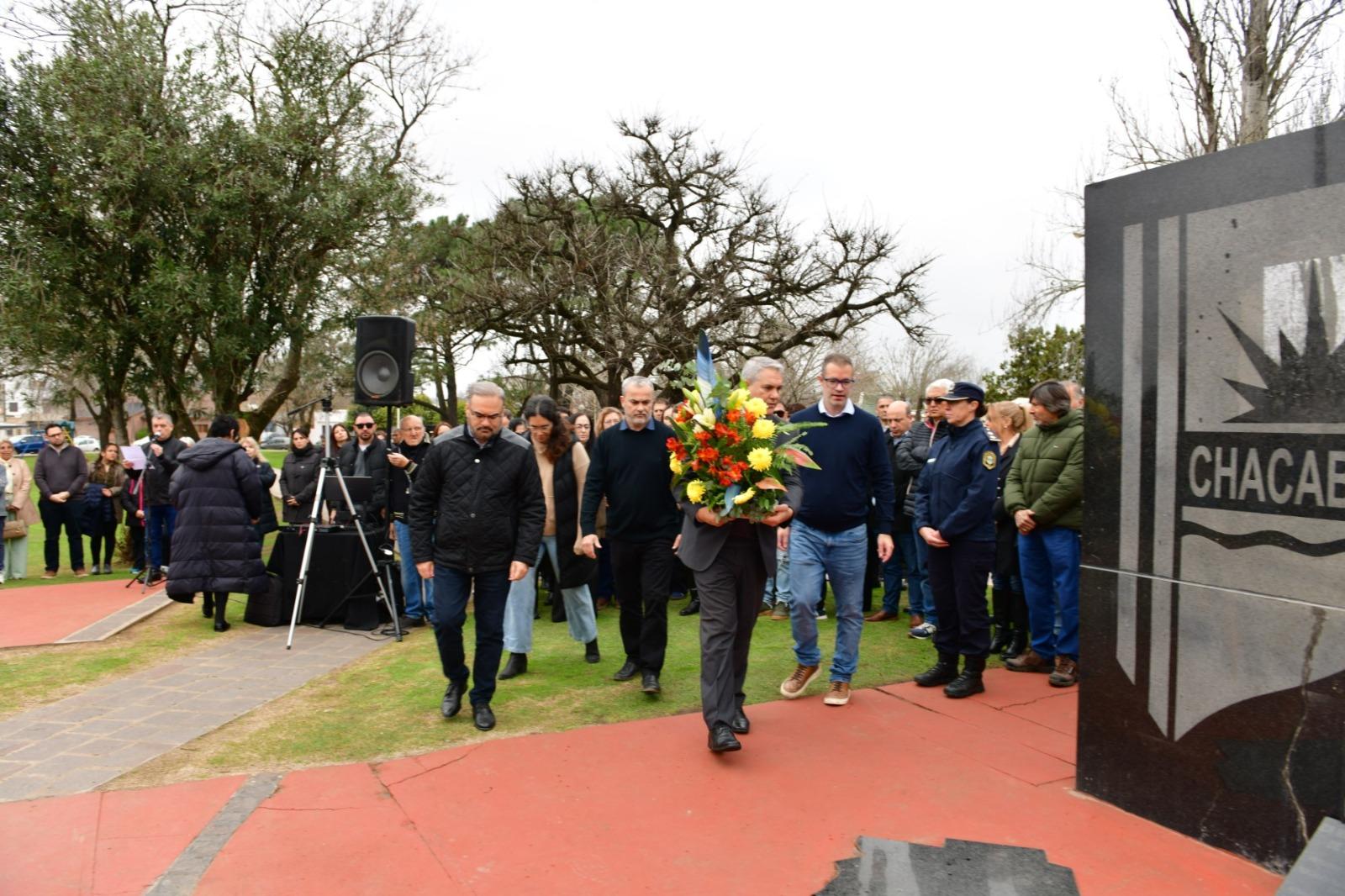 Se realizó el acto oficial por el 161° aniversario de Chacabuco