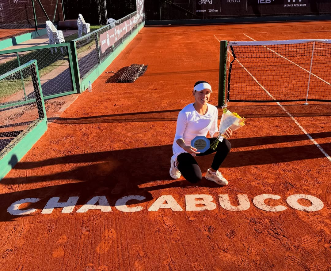 La italiana Giorgia Pedone se consagró campeona del Abierto de Chacabuco