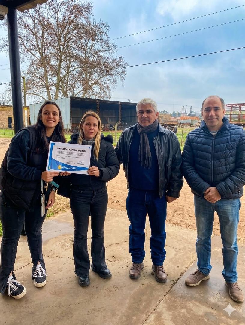 Entrega del Certificado de Aptitud Ambiental