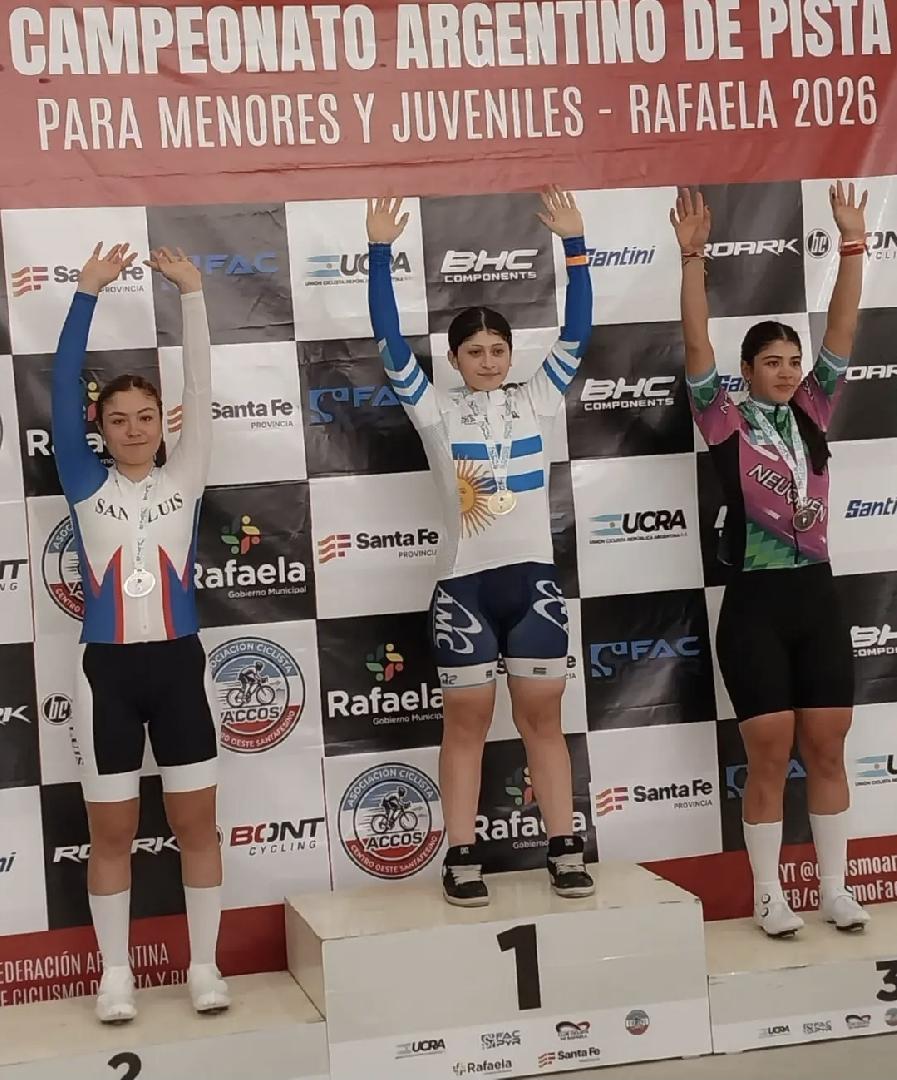 Zaira Rojas se consagró campeona nacional en Rafaela