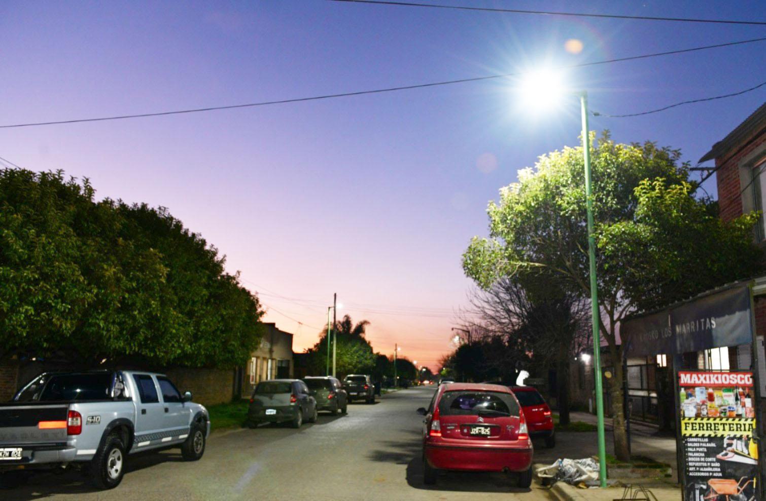 El Municipio ya iluminó más de 500 cuadras con lámparas LED