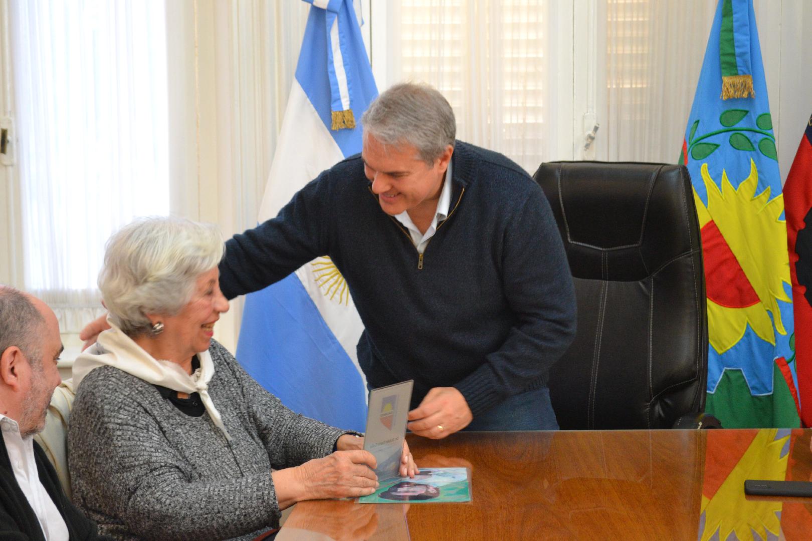 María Adela Antokoletz fue recibida por Darío Golía
