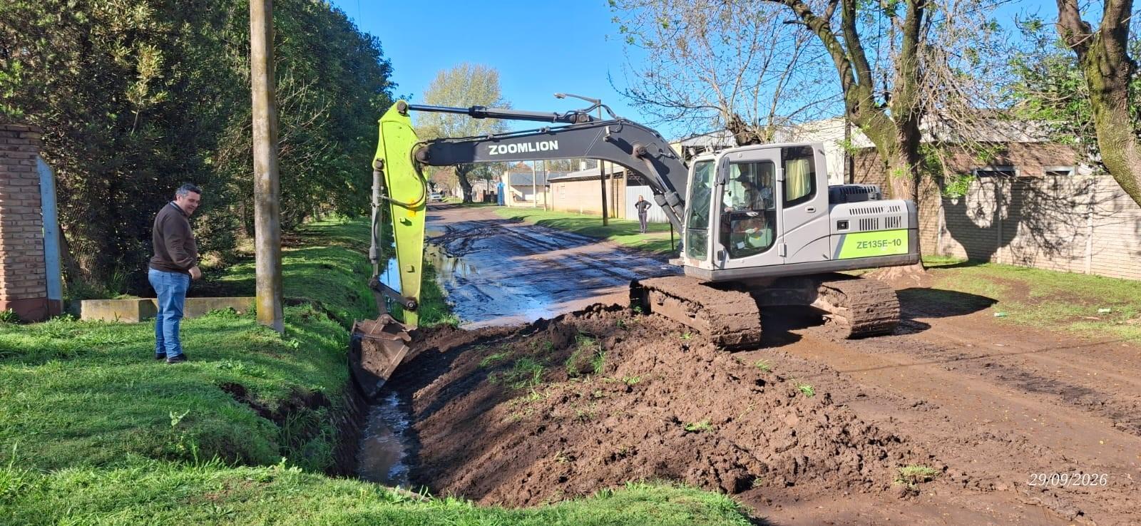 Canalización y saneamiento pluvial en O’Higgins
