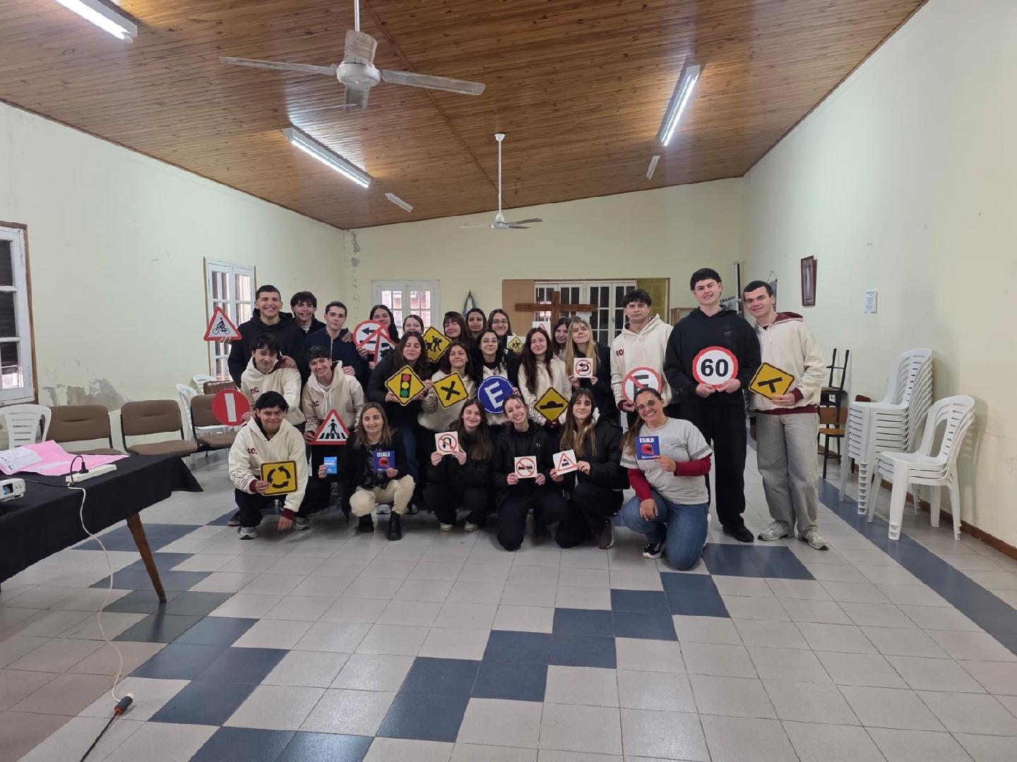 Jornada de concientización vial en el Colegio Parroquial