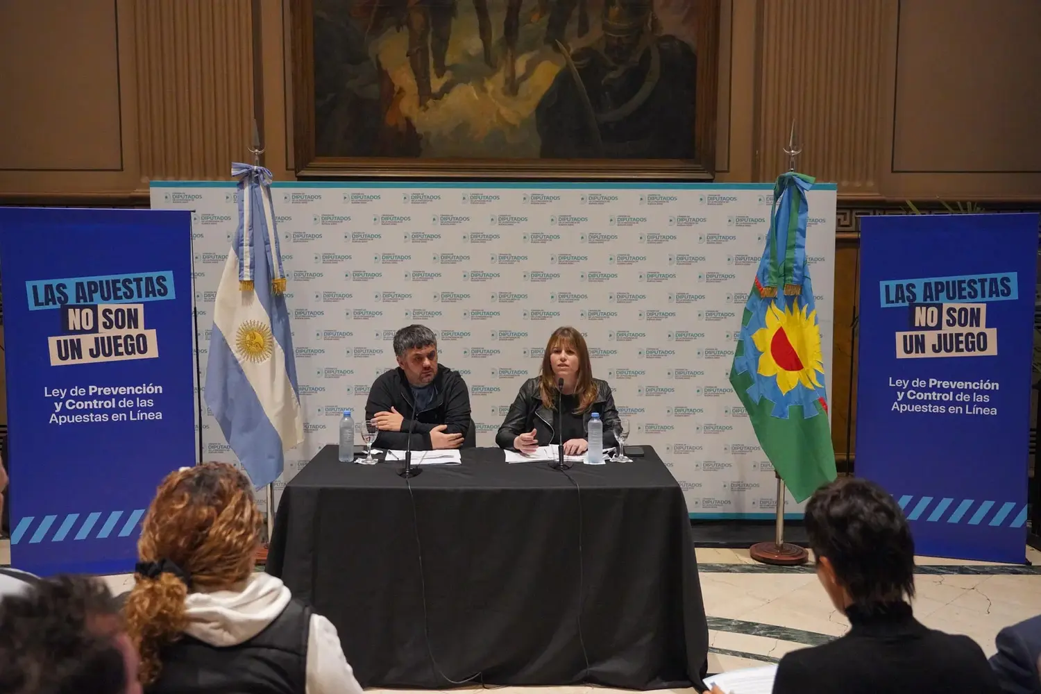 La diputada Olivetto realizó un acto de presentación del proyecto que propone limitar las apuestas online