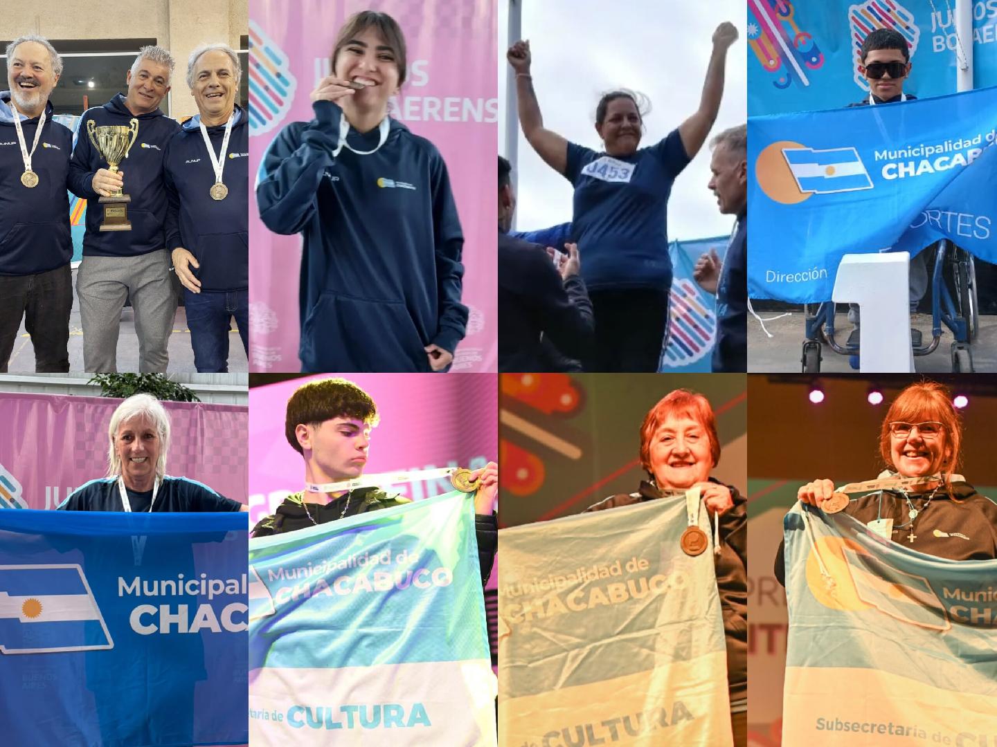 Chacabuco cerró la etapa final con 20 medallas 
