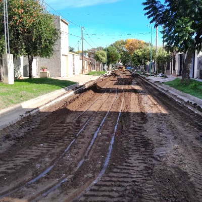 Avanza la pavimentación del Pasaje Isidro 'Toto' Ranale