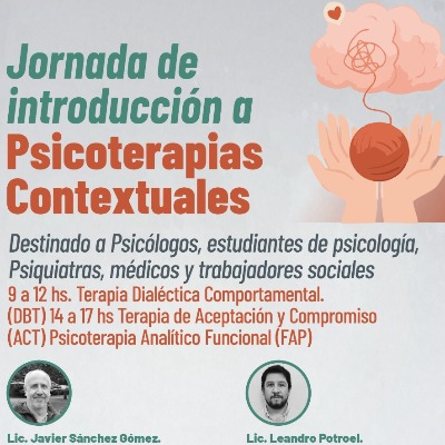 Jornada de Introducción a Psicoterapias Contextuales